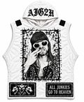 AJG2H ARCHIVE SLEEVELESS HOODIE — ALL APOLOGIES